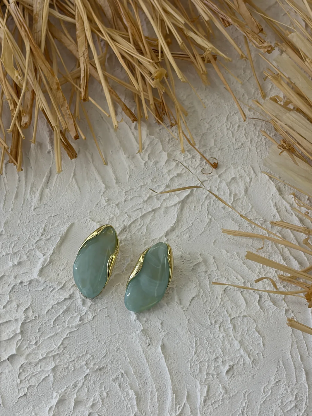 Oval Gold Küpe — 2. fotoğraf