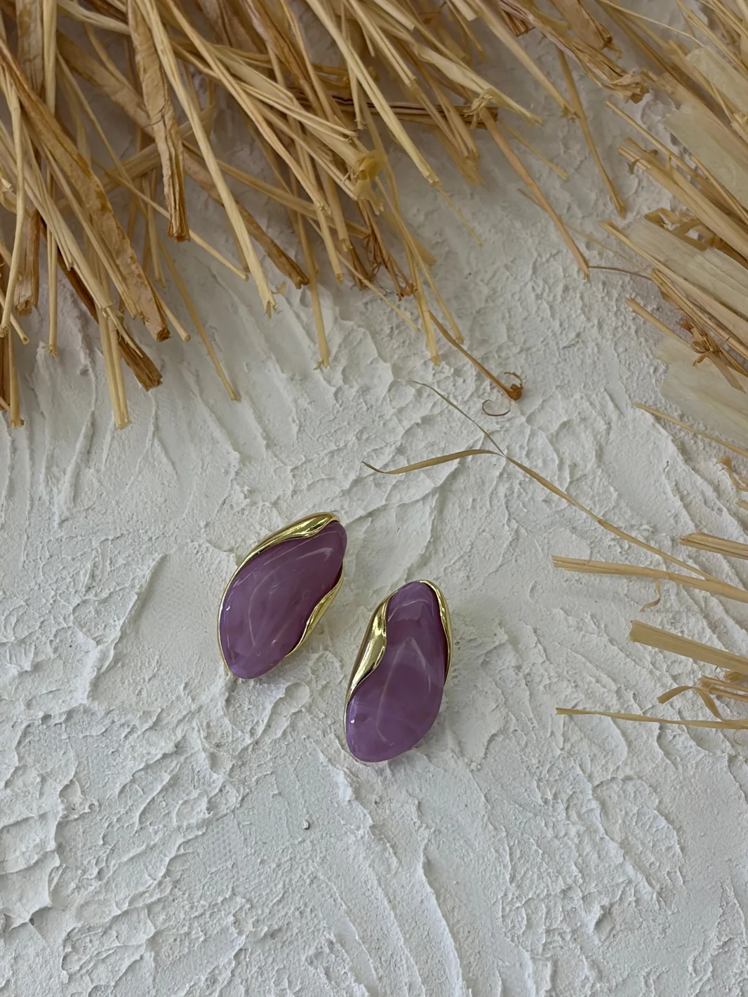 Oval Gold Küpe — 3. fotoğraf