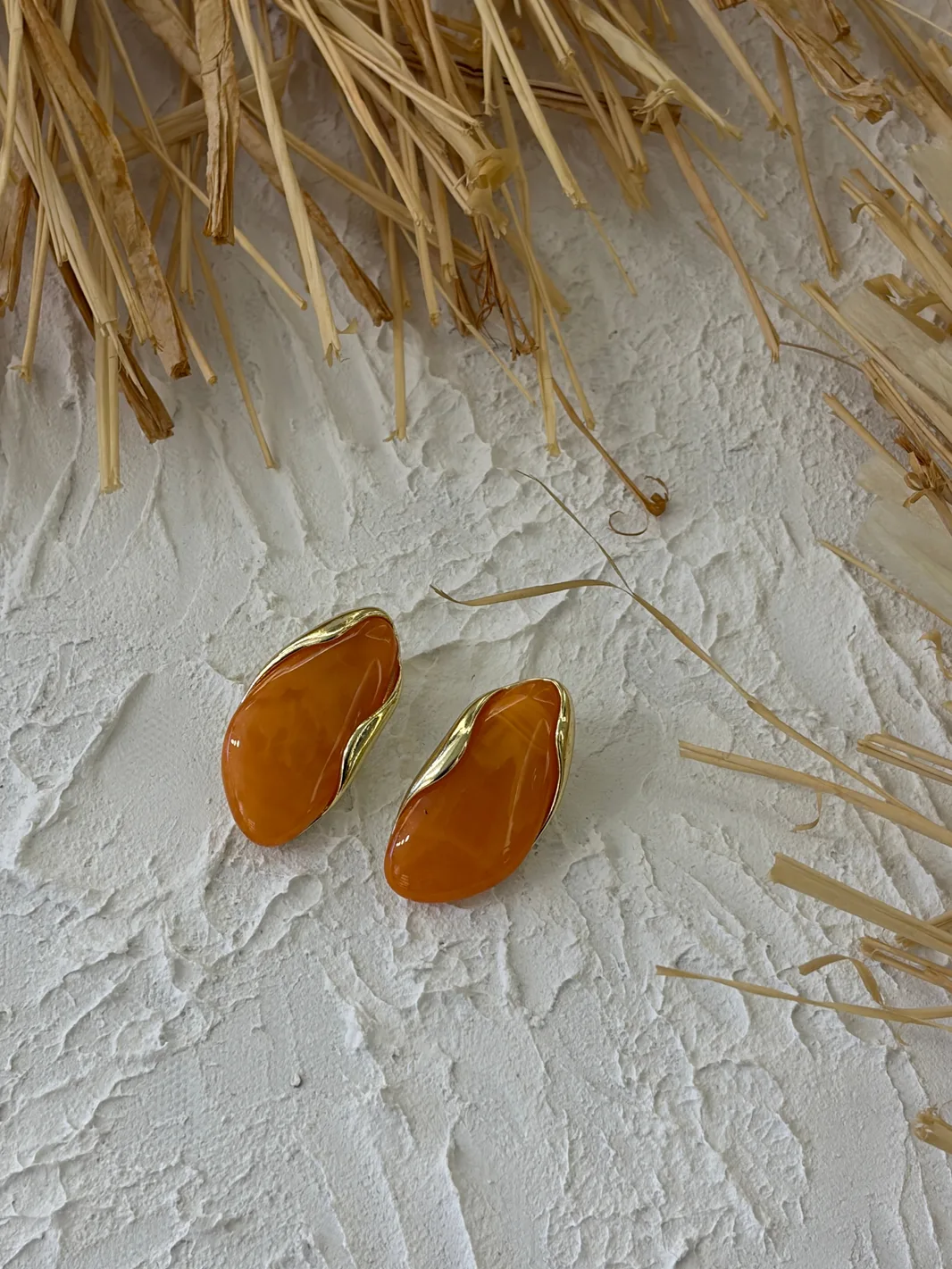 Oval Gold Küpe — 4. fotoğraf