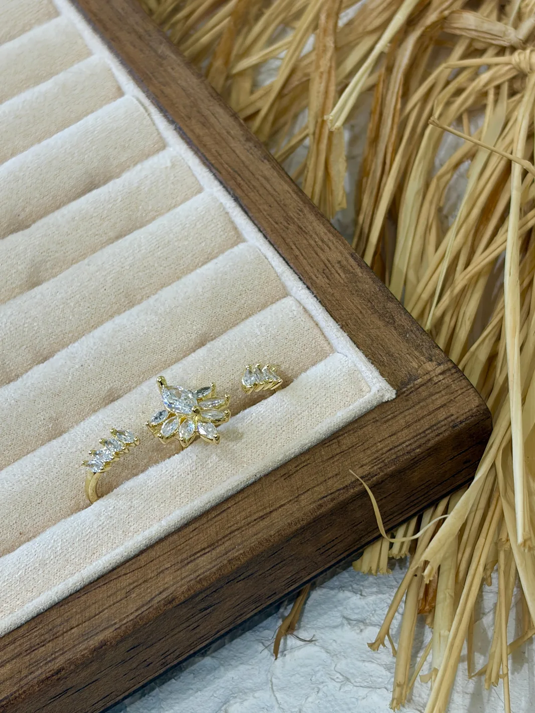 Gold Taşlı Çift Parmak Yüzük — 2. fotoğraf