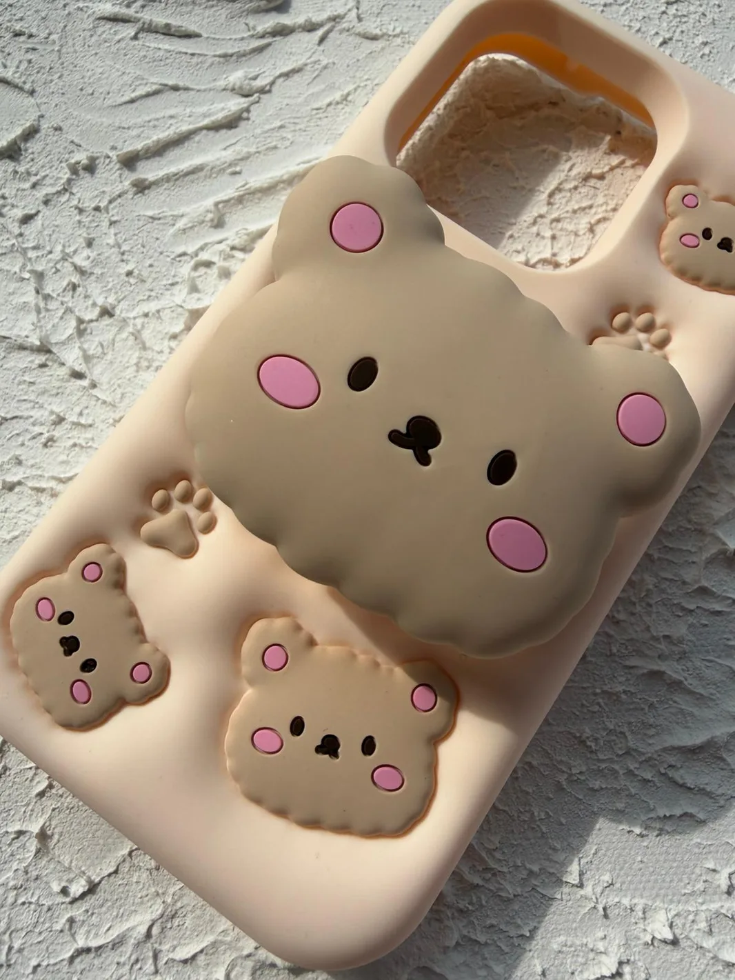 İphone 15 Pro Pop Bear Socketli Stand Kılıf — 4. fotoğraf