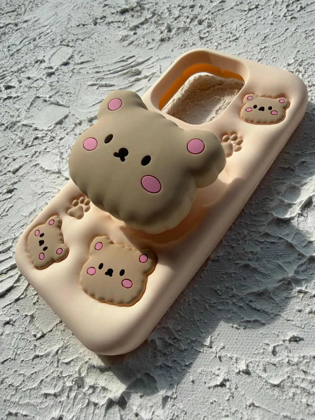 İphone 15 Pro Pop Bear Socketli Stand Kılıf — 3. fotoğraf
