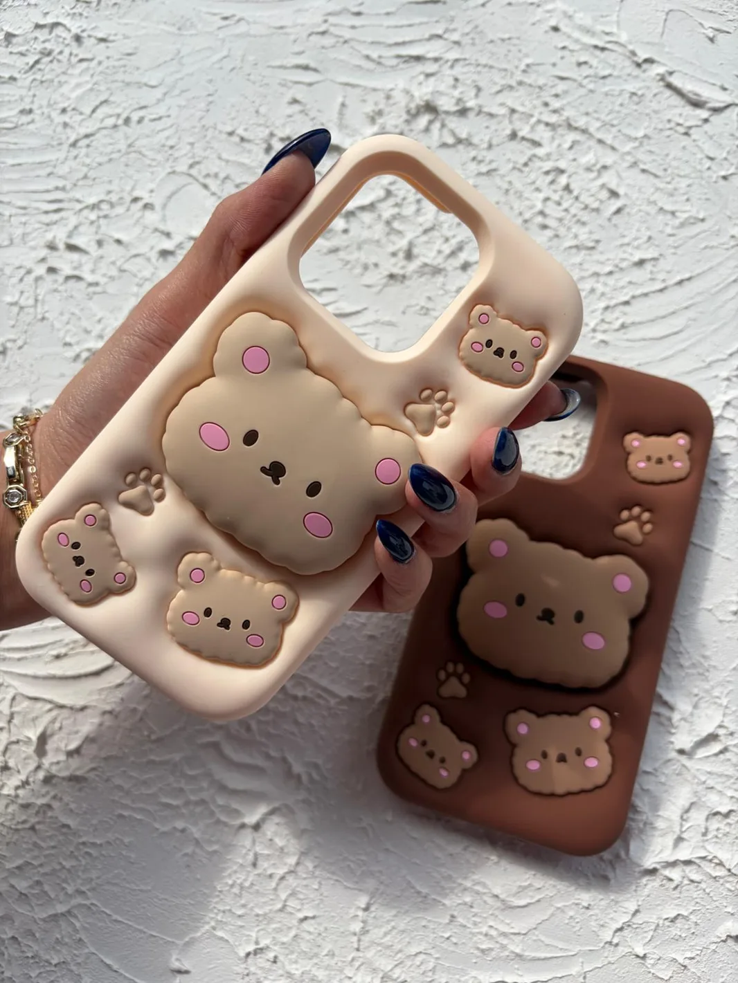 İphone 15 Pro Pop Bear Socketli Stand Kılıf — 5. fotoğraf
