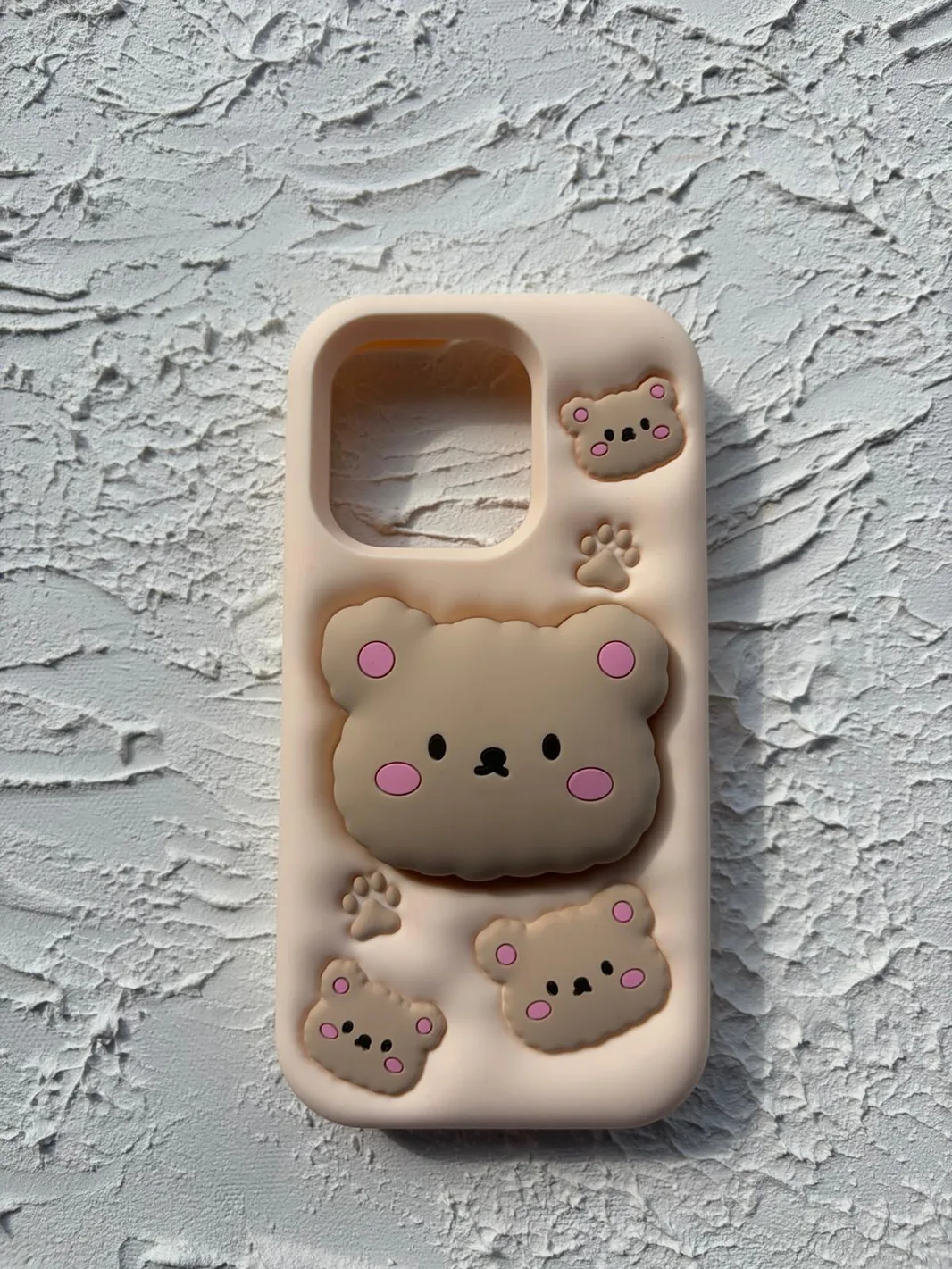 İphone 15 Pro Pop Bear Socketli Stand Kılıf — 1. fotoğraf