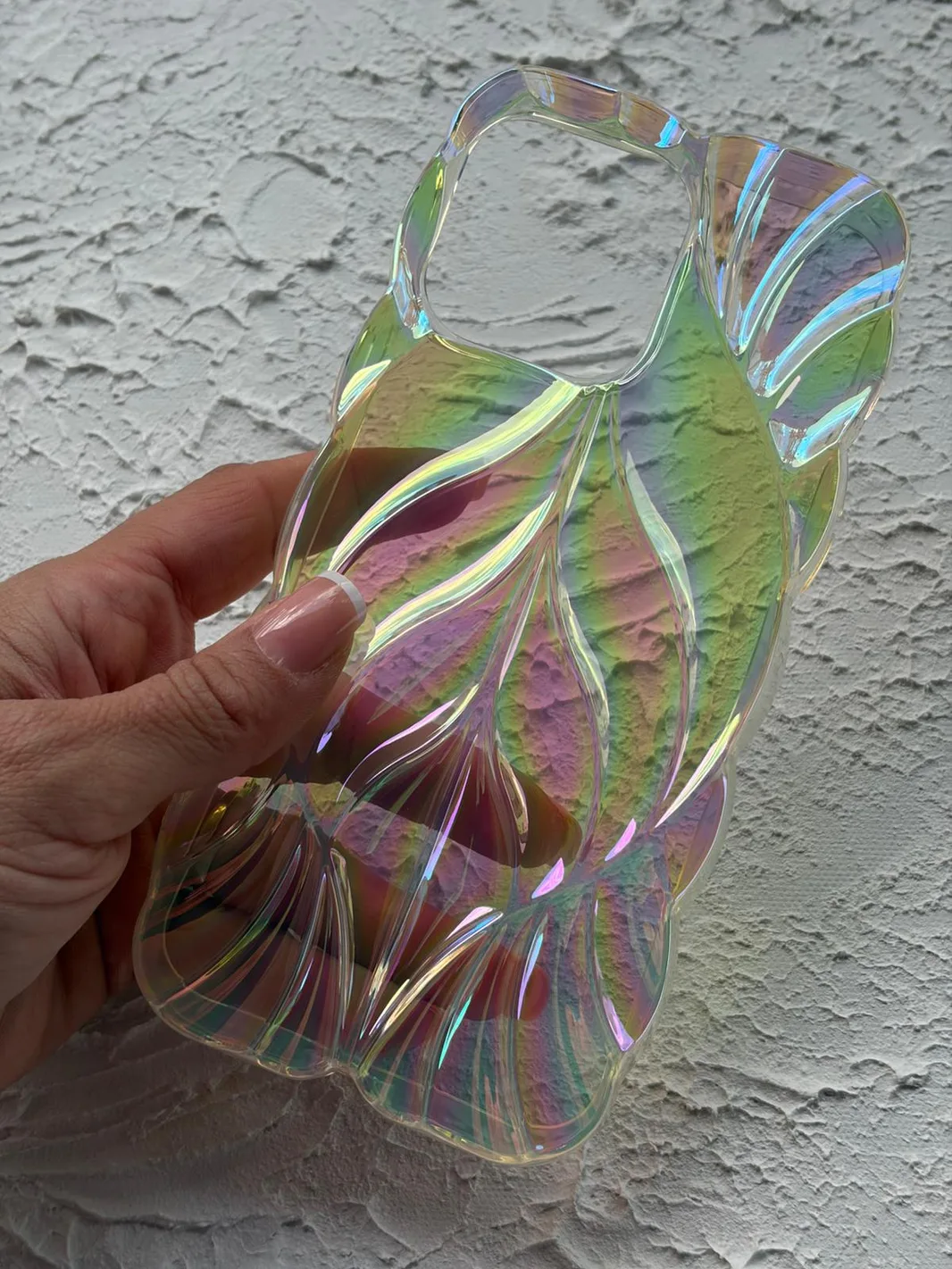 İphone 14 Promax Hologram Yaprak Desen Kılıf — 2. fotoğraf