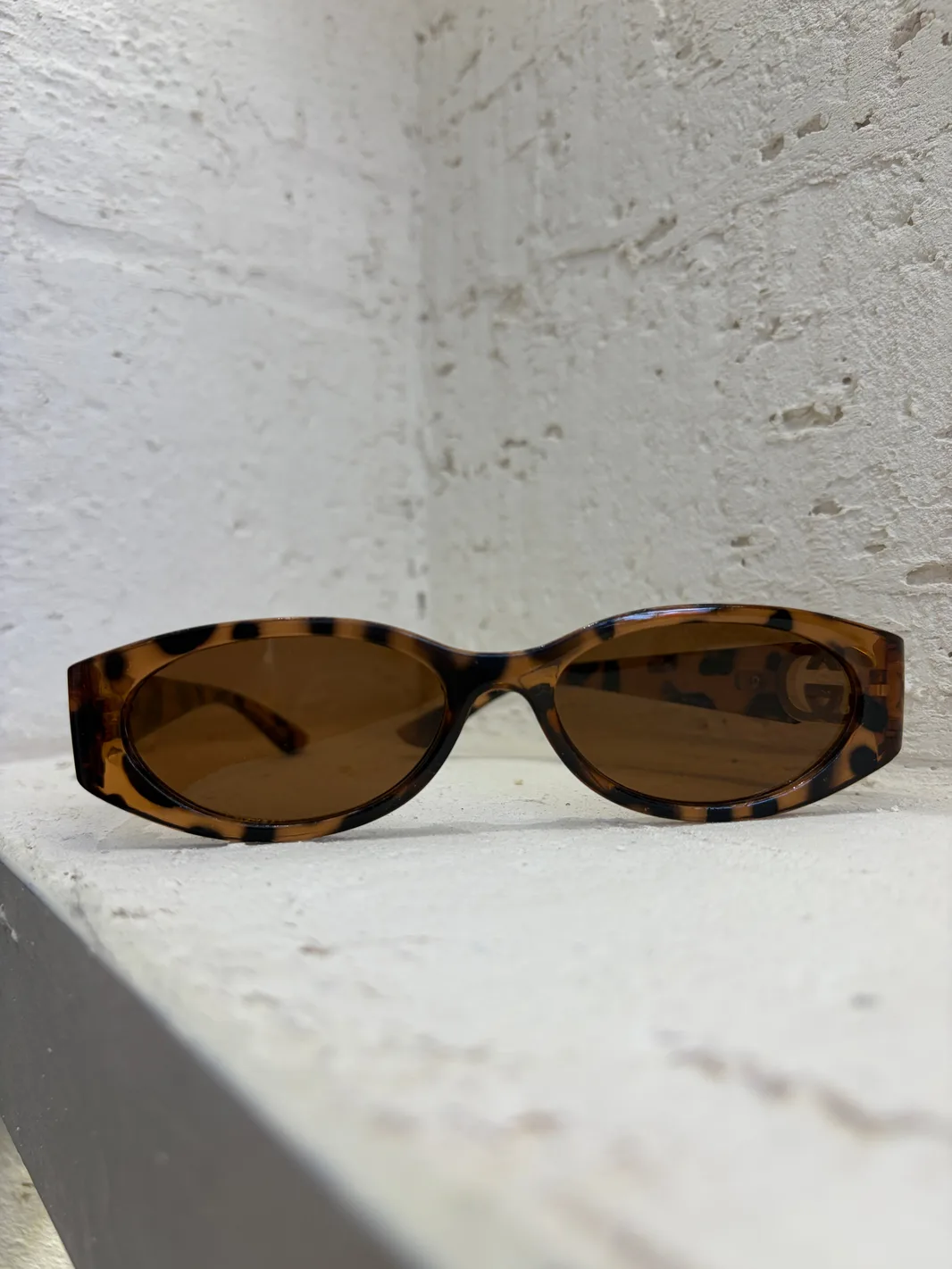 UV 400 Leopar Cat Eye Güneş Gözlüğü — 1. fotoğraf