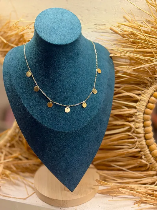 Altın Kaplama Çift Zincirli Gold Kolye
