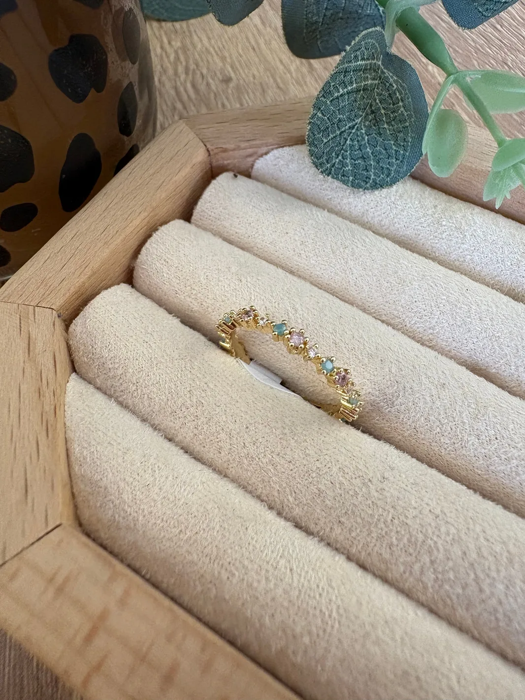 Mini Soft Renkli Taş Yüzük